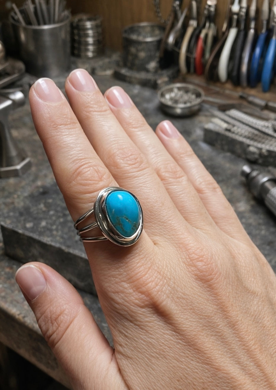 Turquoise Silver Ring