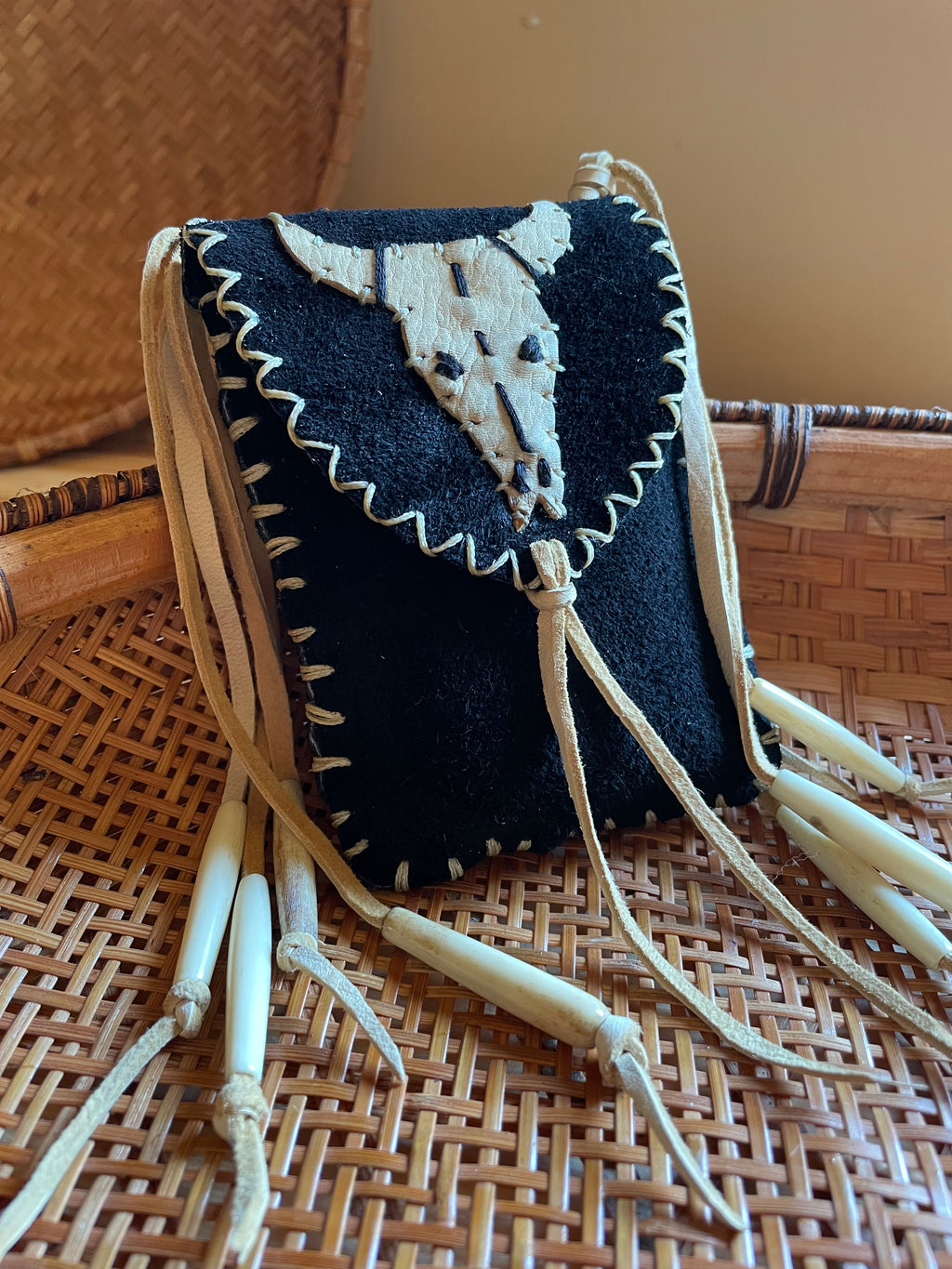 Skull Totem Medicine Bag